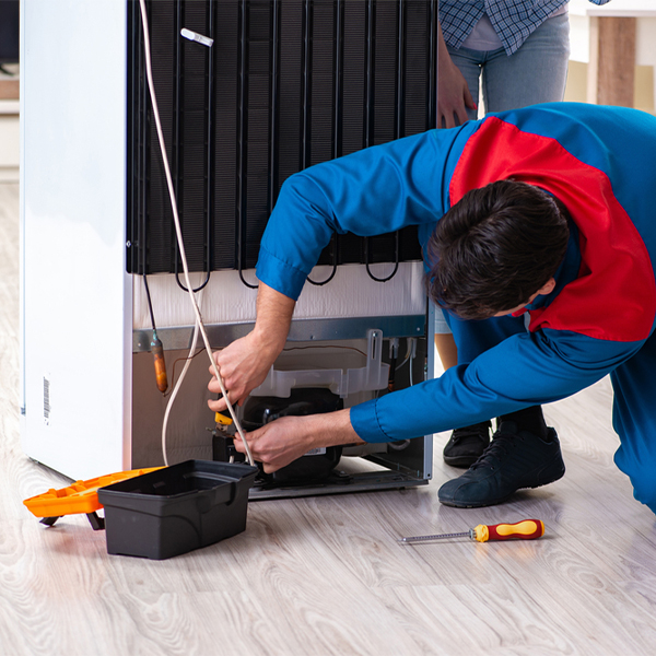 how much do you charge for refrigerator repair services in Ewing Illinois